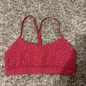 Lululemon Women's Red and Burgundy Bra